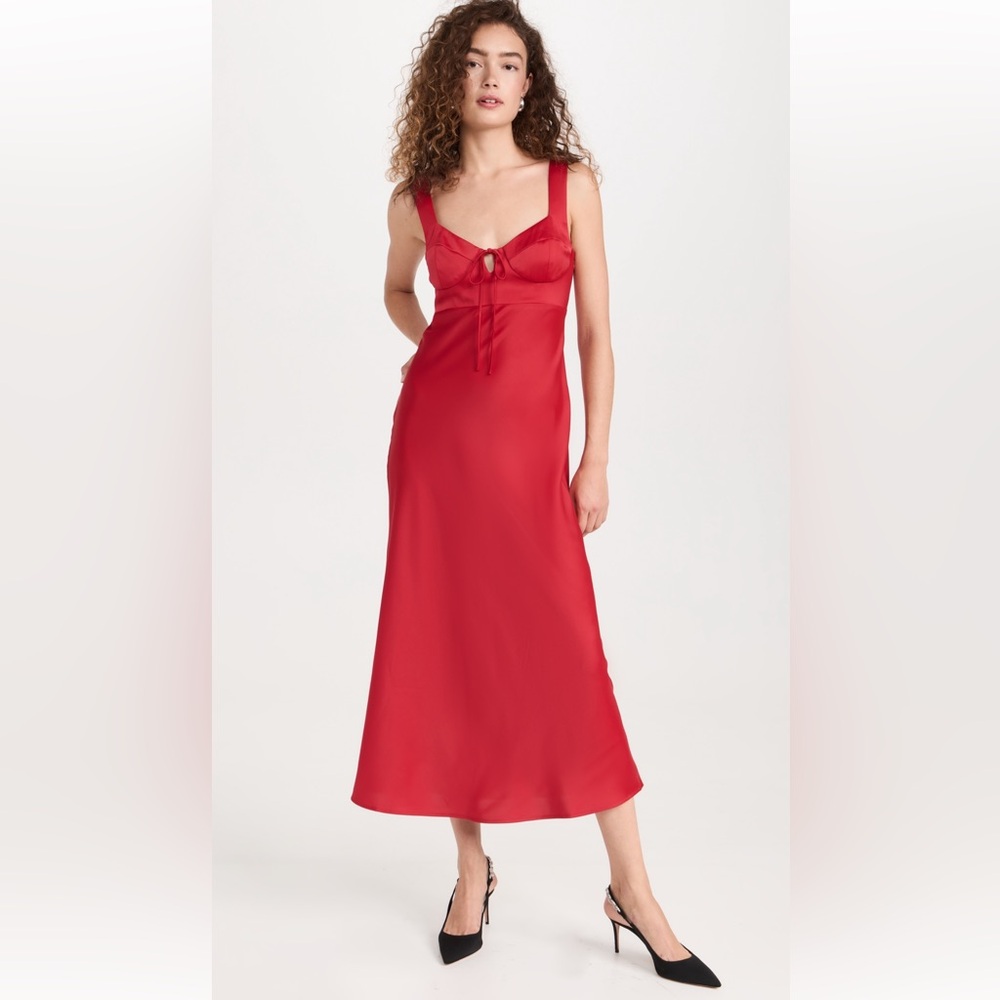 WAYF Cupped Midi Dress